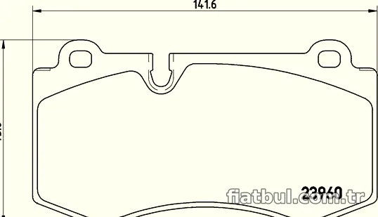 BREMBO P50074 Fren Disk Balata - BREMBO - P50074