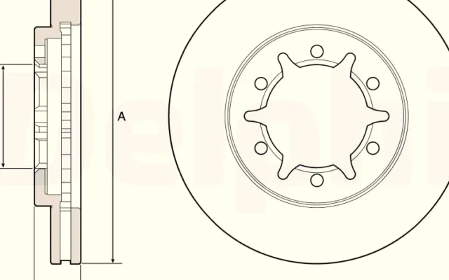 DELPHI BG4795C Fren Disk Ayna