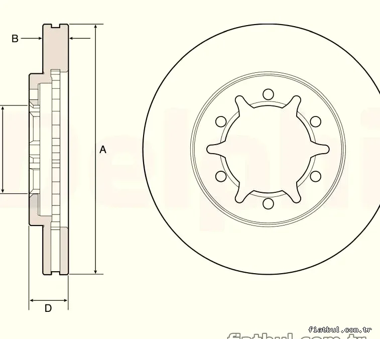 DELPHI BG4795C Fren Disk Ayna - DELPHI - BG4795C
