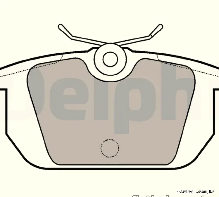 DELPHI LP522 Fren Disk Balata - DELPHI - LP522