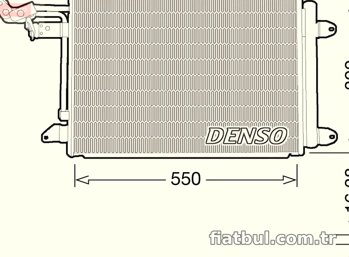 DENSO DCN32032 Klima Radyatörü - DENSO - DCN32032