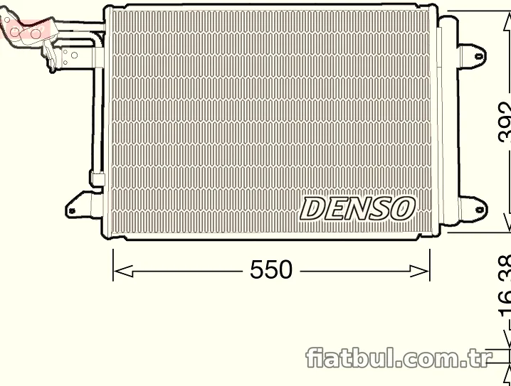 DENSO DCN32032 Klima Radyatörü - DENSO - DCN32032