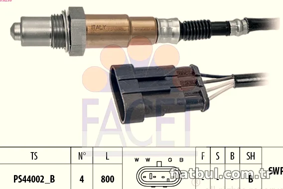 FACET 108238 Oksijen (Lambda) Sensörü - FACET - 108238
