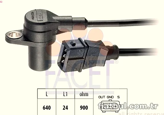 FACET 90132 Krank Sensörü