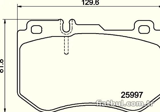 HELLA PAGID 8DB355021741 Fren Disk Balata - HELLA PAGID - 8DB355021741