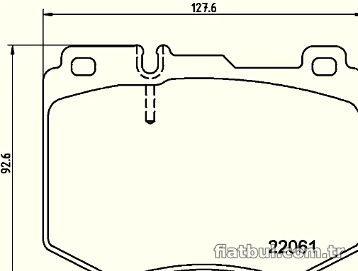 HELLA PAGID 8DB355037971 Fren Disk Balata - HELLA PAGID - 8DB355037971