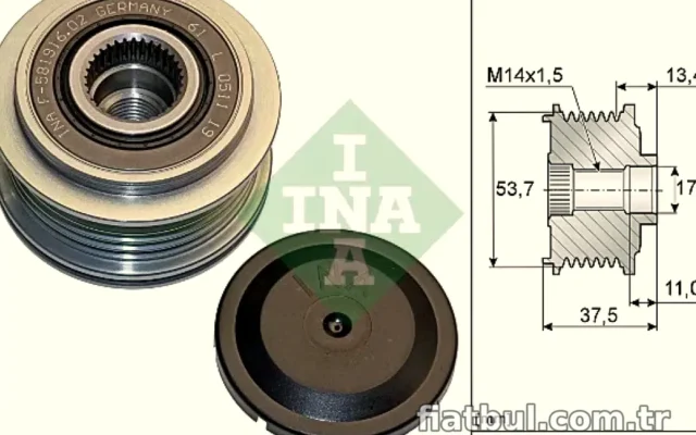 INA ALTERNATOR KASNAGI CORSA E 1,4 FIAT EGEA