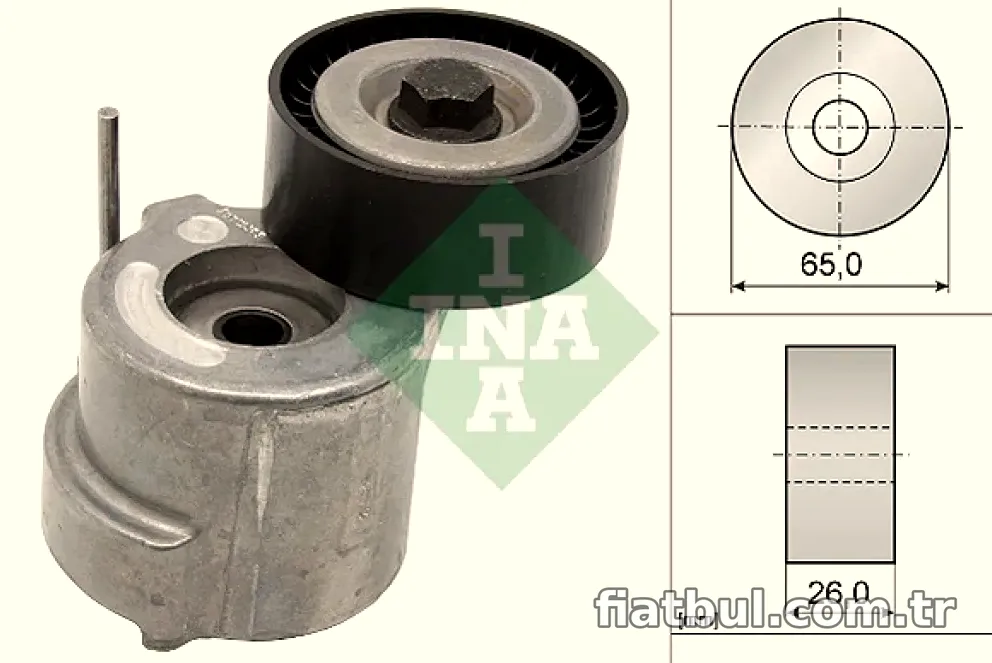 ALTERNATOR V KAYISI ASTRA H 04>10 VECTRA C 05>09 BRAVO II 07>14 EGEA SEDAN 15> 500L 12>18 500X 14> - INA - INA 53404041