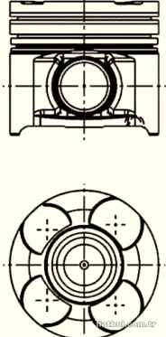 KOLBENSCHMIDT 40660610 Piston - KOLBENSCHMIDT - 40660610