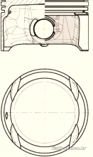 KOLBENSCHMIDT 40839600 Piston