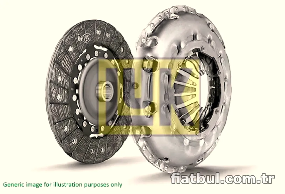 DEBRIYAJ SETI (BASKI+DISK) RULMANSIZ EGEA 1.6D 120HP 15> - LUK - LUK 624391709