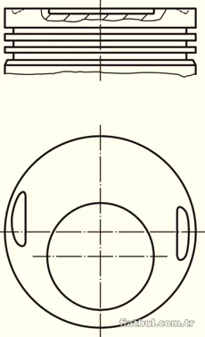 MAHLE 0021501 Piston