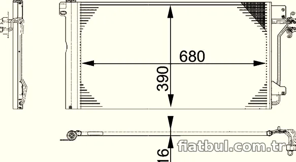 MAHLE AC672000P Klima Radyatörü - MAHLE - AC672000P