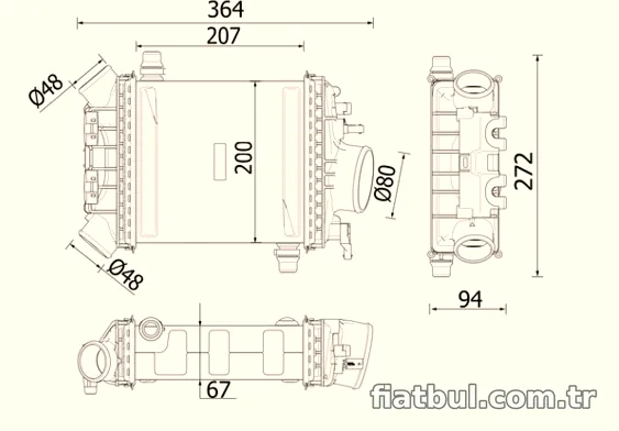 MAHLE CI547000P Turbo Radyatörü - MAHLE - CI547000P