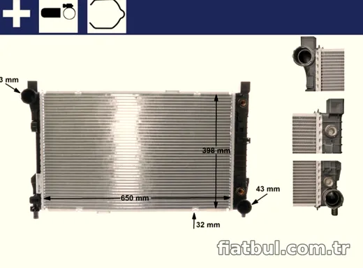 MAHLE CR387000S Su Radyatörü - MAHLE - CR387000S