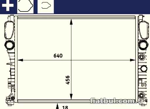 MAHLE CR512000S Su Radyatörü - MAHLE - CR512000S