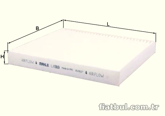 MAHLE LA569 Polen Filtresi - MAHLE - LA569