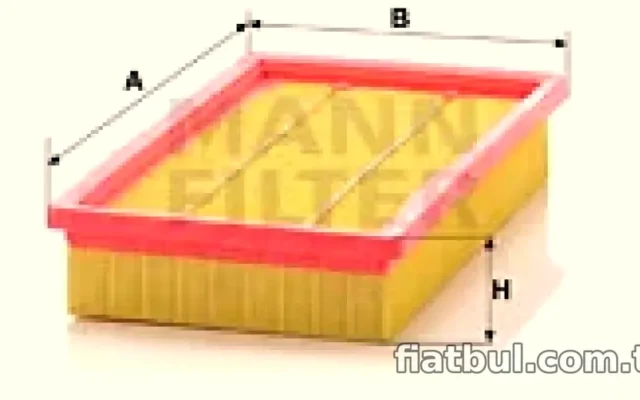 Mann Filter HAVA FILTRESI STILO 1,6 16V 09 / 01>