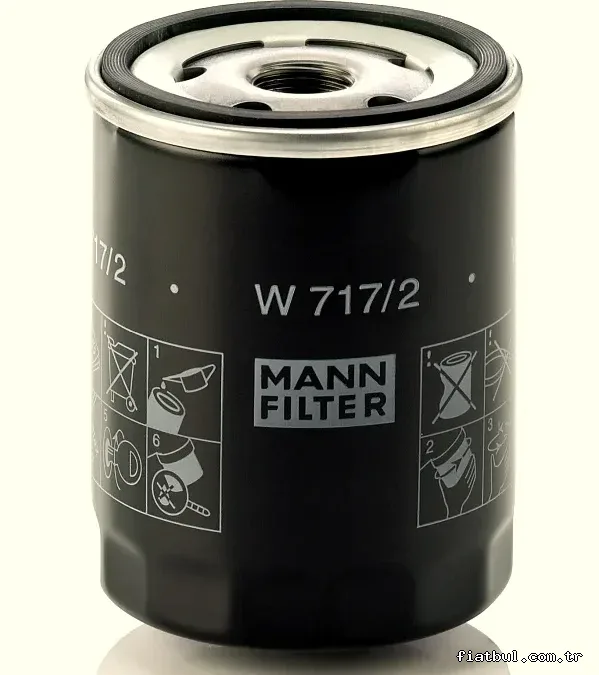 MANN FILTER W7172 Yağ Filtresi - MANN FILTER - W7172