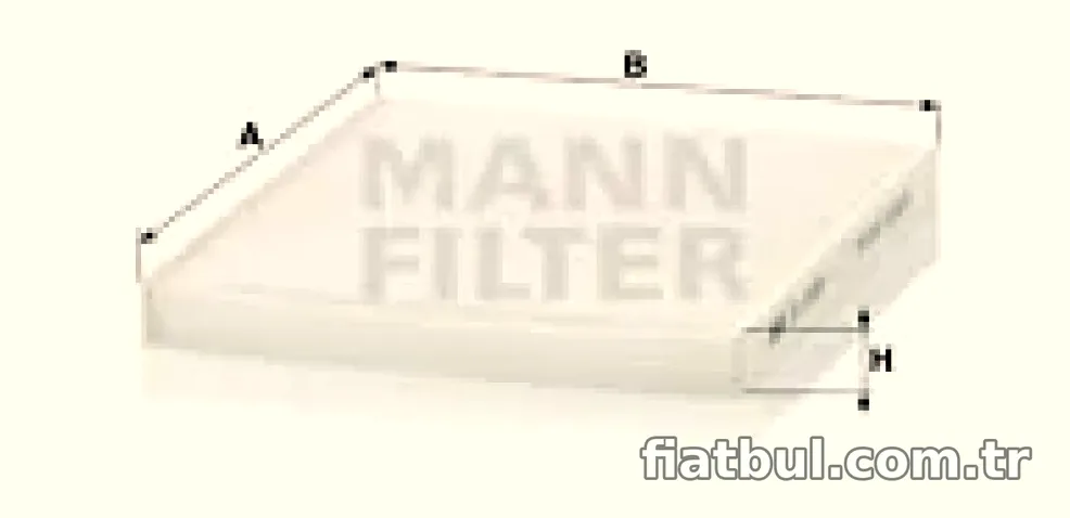 POLEN FILTRESI FIAT 500 07> PANDA 03> YPSILON 11> FORD KA 08> - Mann Filter - MANN CU2026