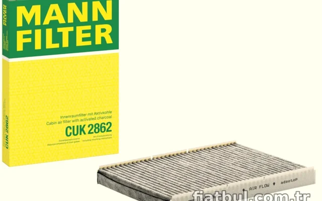 MANN CUK2862 | Volkswagen Bora/Golf IV/Audi A3/Passat/Caddy/New Beetle/Polo Karbonlu Polen Filtresi 97-05 – CUK2862 ,1