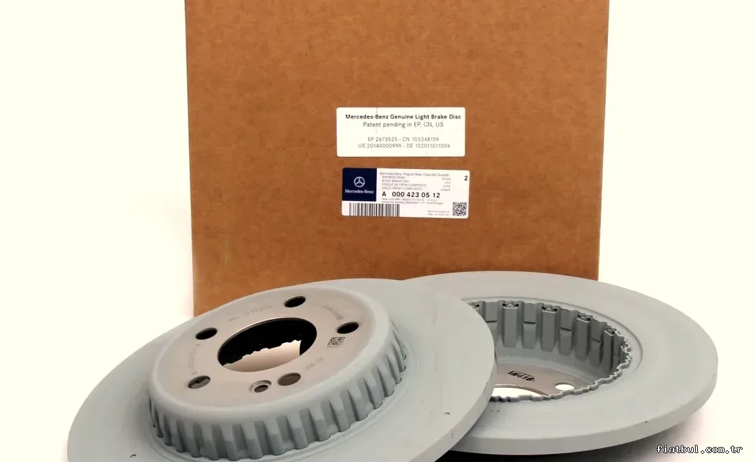 MERCEDES-BENZ A0004230512 | W205 Kasa C160/C180/C200 Arka Fren Disk Takımı Orijinal - MERCEDES-BENZ - A0004230512 *2 ,c1