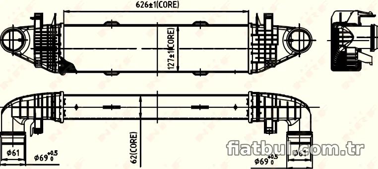 NRF 30314 Turbo Radyatörü - NRF - 30314