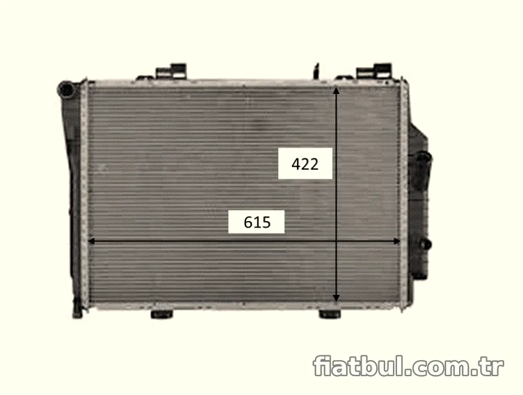 NRF 58489 Su Radyatörü - NRF - 58489