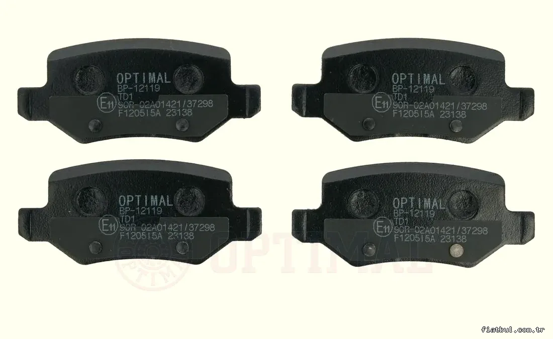 OPTIMAL BP12119 Fren Disk Balata - OPTIMAL - BP12119