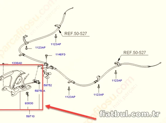 ORJINAL El Fren Tabancası 597101F000EZ - ORJINAL