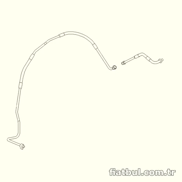 ORJINAL Klima Radyatörü Borusu F1F119A834NB - ORJINAL