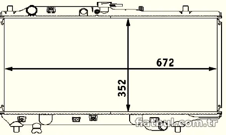 RAM Motor Radyatörü 162704 - RAM
