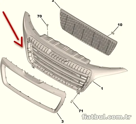 RAM Ön panjur 2701606002 - RAM