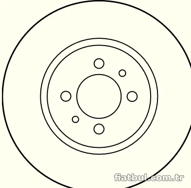 TRW DF1743 Fren Disk Ayna - TRW - DF1743