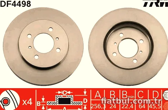 TRW DF4498 Fren Disk Ayna - TRW - DF4498