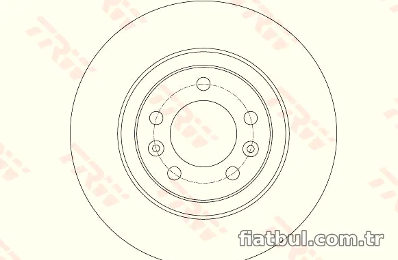 TRW DF6134 Fren Disk Ayna - TRW - DF6134