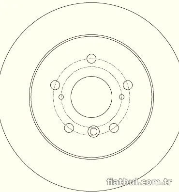 TRW DF6176 Fren Disk Ayna - TRW - DF6176