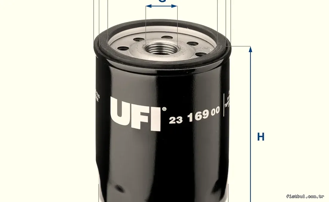 UFI 2316900 Yağ Filtresi - UFI - 2316900