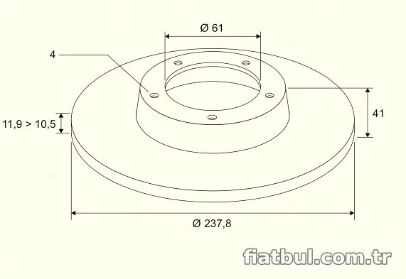 VALEO 186230 Fren Disk Ayna - VALEO - 186230
