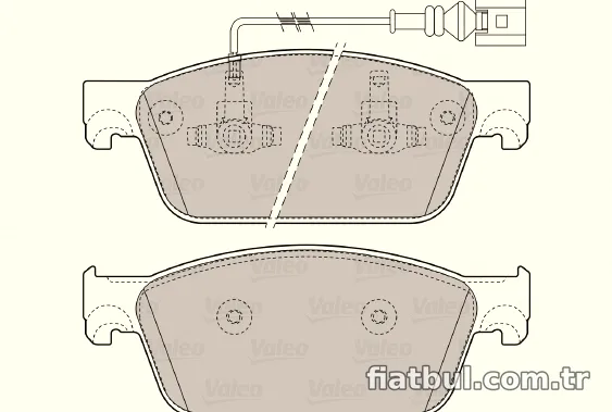 VALEO 670124 Fren Disk Balata - VALEO - 670124