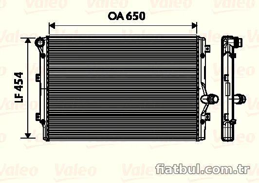 VALEO 734333 Su Radyatörü - VALEO - 734333