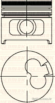 YENMAK 3103799000 Piston - YENMAK - 3103799000